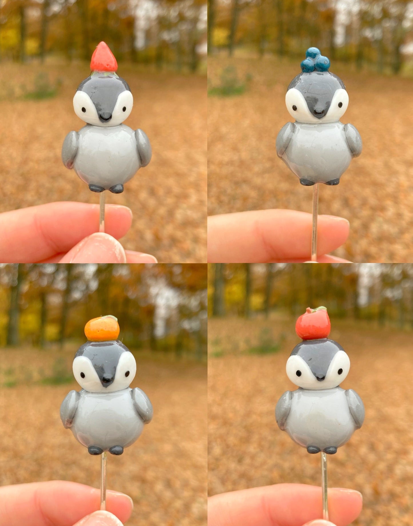 Cute Penguin Artisan Bookmark