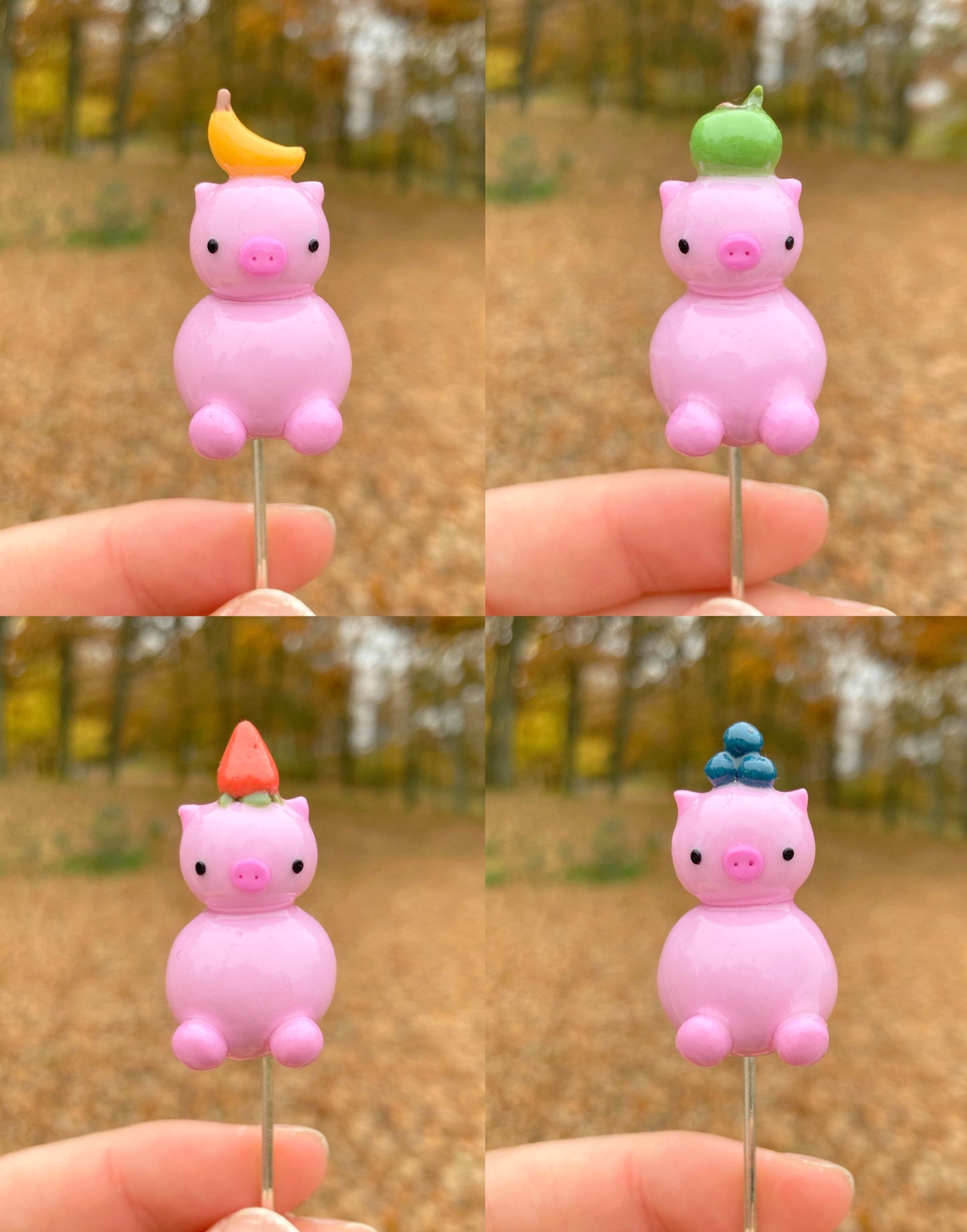 Cute Pig Artisan Bookmark