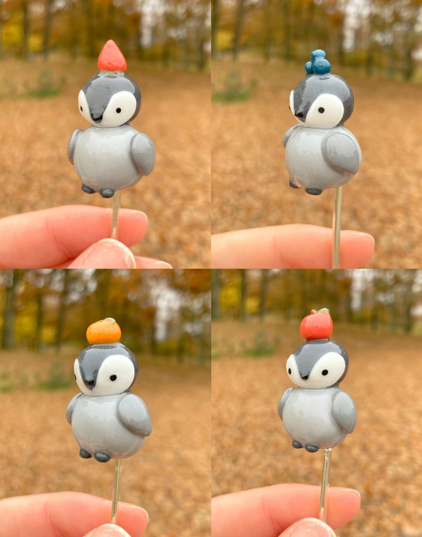 Cute Penguin Artisan Bookmark