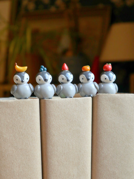 Cute Penguin Artisan Bookmark