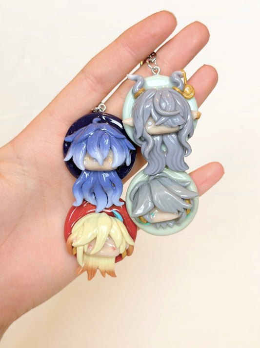 Genshin Impact Character Keychains