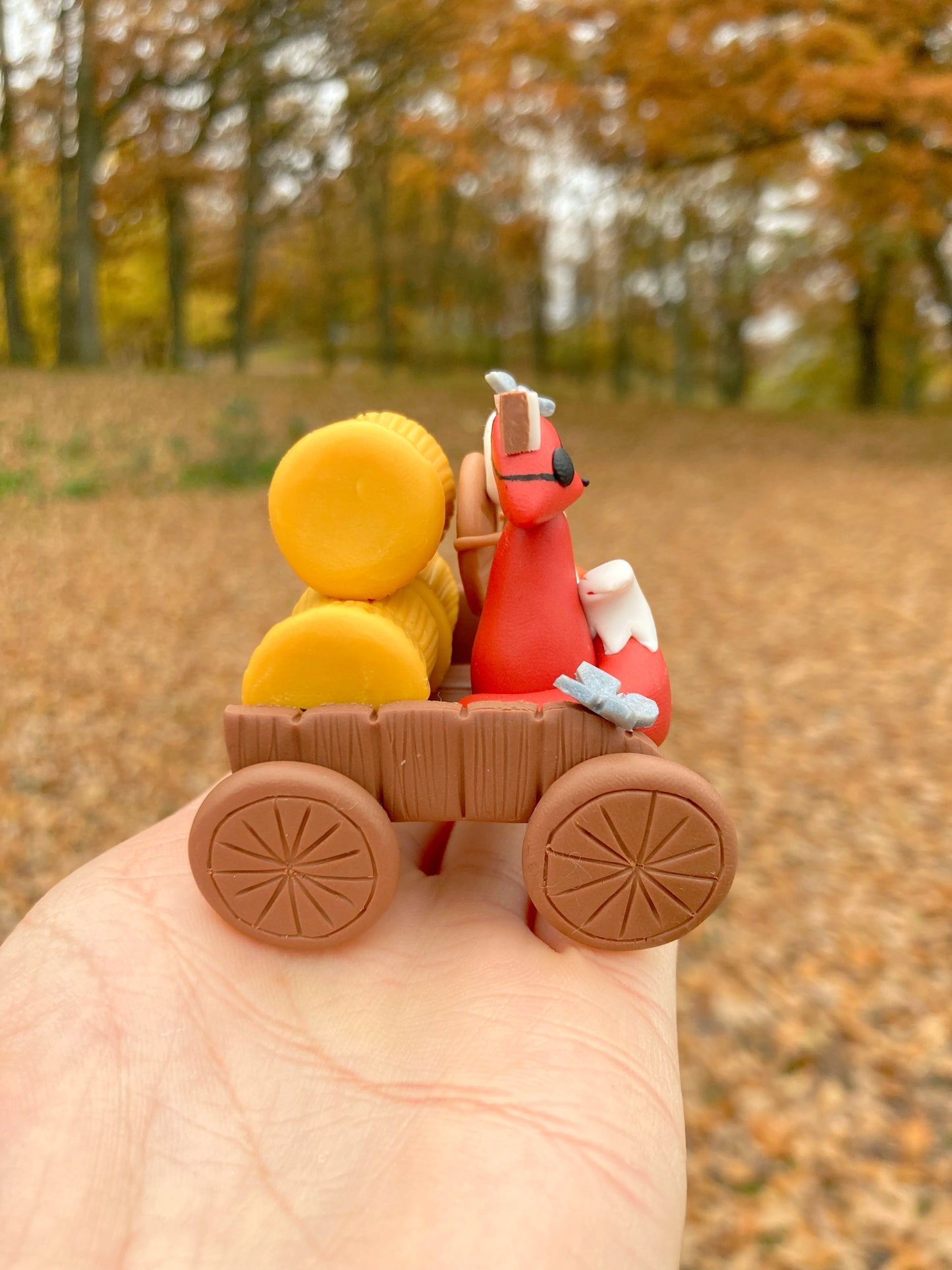 HUALIAN on the ox cart figurine Heaven Official’s Blessing TGCF