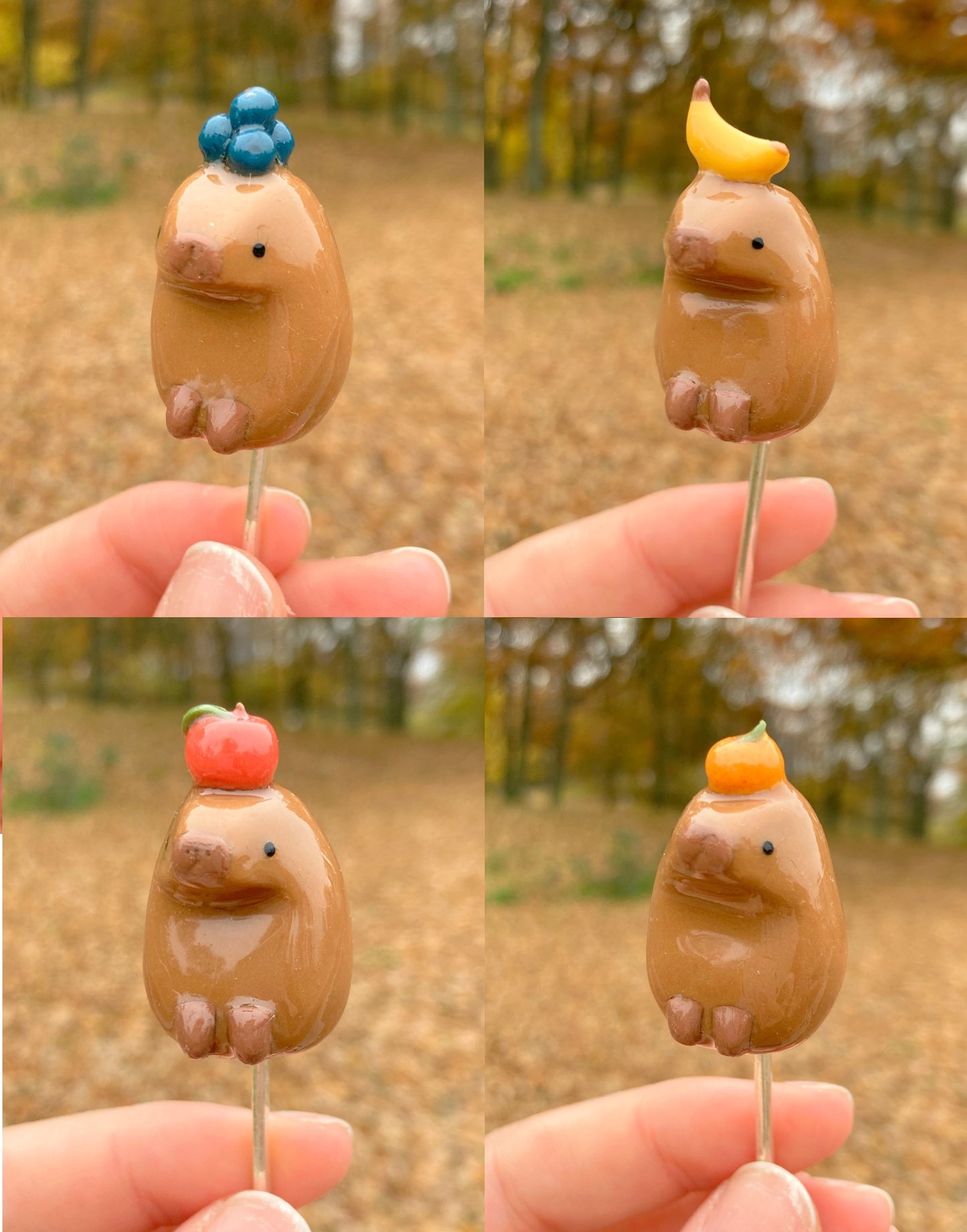Cute Capybara Artisan Bookmark