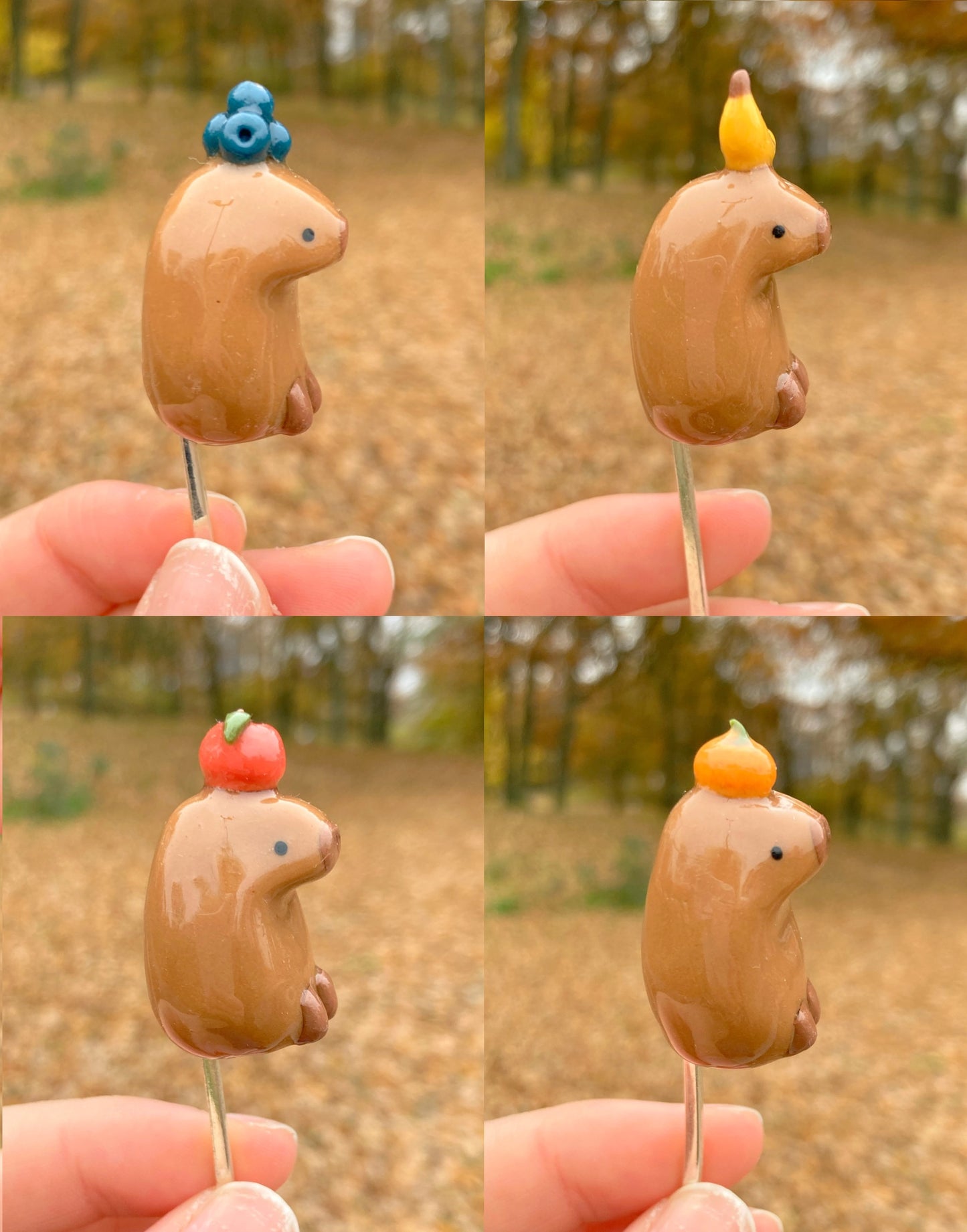 Cute Capybara Artisan Bookmark