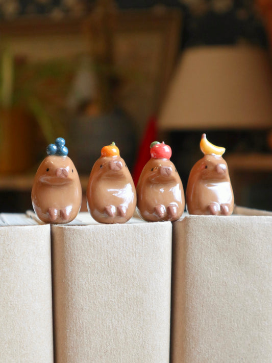 Cute Capybara Artisan Bookmark
